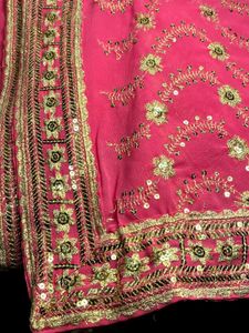 Beautiful Pink Embroidered Saree