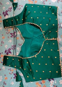 Beautiful Rama Green Blause