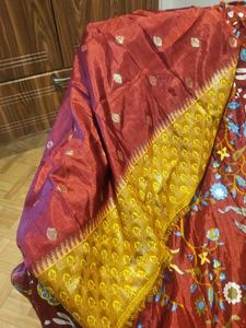 Beautifully Printed Ethnic Micro Cotton Silk Langh
