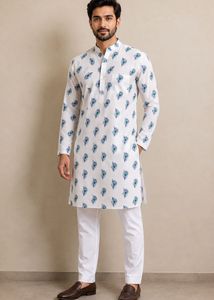 Men's Printed Kurta