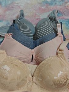 5 Pack Premium Nursing Bras ( Imported )