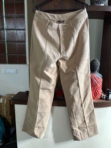 Beige Colour Formal Pant