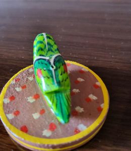 Handpainted Parrot AGARBATTI STAND INCENSE HOLDER