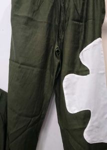 Stylish trendy must-have Olive Green Co-ord set