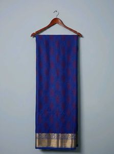 Elegant Blue Silk Saree