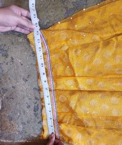 Yellow Embroidered kids Lehenga Choli