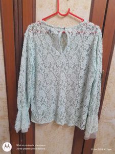 Green Net Top