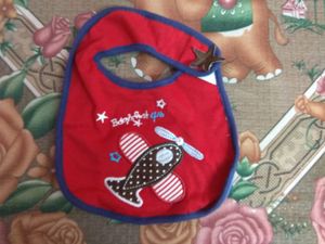 New Born Baby Dress With A Cotton Bib