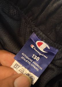Champion Men's Black Logo Shorts