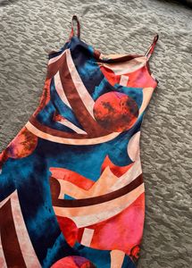 Patterned Bodycon Dress