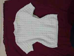 Chic White Knit Top