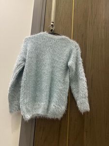 last price Ethereal Pearl Embellished Fuzzy Sweate