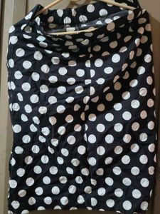 Classic Polka Dot Pencil Skirt