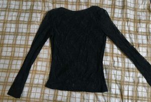 gothic emo Black Lace Top