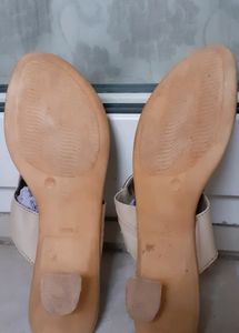 Beige Brown Slipper