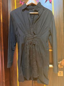 Chic Black Shirt Dress