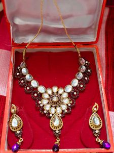 Stunning Ethnic Necklace and Earring Set