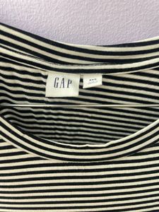 GAP Black And White Striped Dress