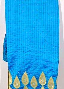 Beautiful Blue Silk Saree