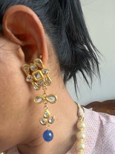 Stunning Kundan Haram and  Earrings set
