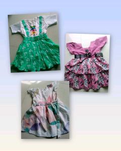 Babygirl frock pack of three