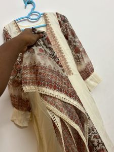 Offwhite women kurta suit set
