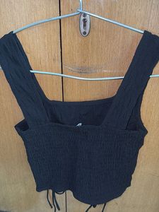 Black Cinched Tank Top