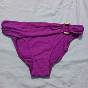 Purple Bikini⚛️ Bottom with Gold Accent