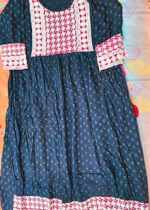 Anarkali With Embroidery Work