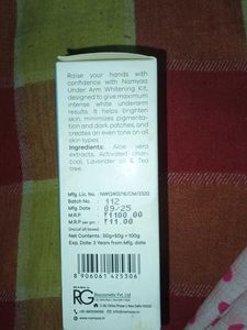 NAMYAA Underarm Whitening Kit