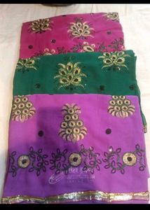 Saree set of 3(New)