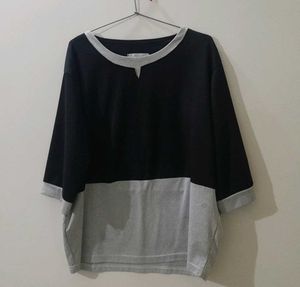 Color Block Dolman Sleeve Top