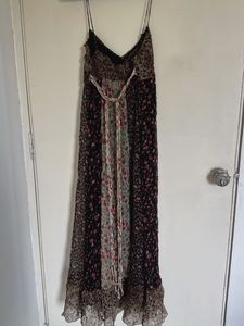 Bohemian Patchwork Maxi Dress