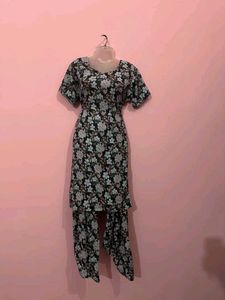 Elegant Floral Kurta Set with Dupatta