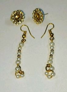 Modern unique Eyer rings Fancy jadawi Pearls