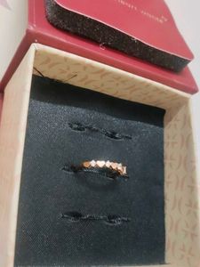 Rose Gold Heart Ring with Diamonds