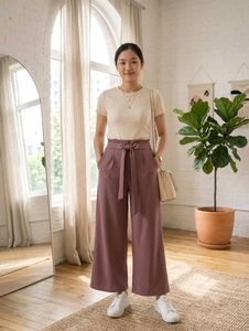 High-Waisted Wide Leg Pants