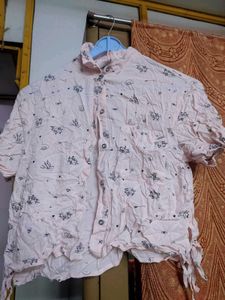 Cute Pink Graphic T-Shirt with Shir