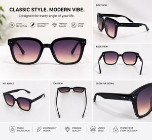 Chic Oversized Square Sunglasses