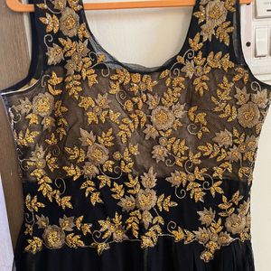 Elegant Black &amp; Gold Gown