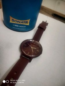 ❤️ Sonata women's Maroon Dial Watch ⌚✨