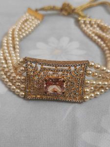 Elegant Pearl Necklace Set