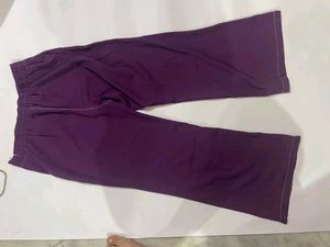 Purple Puff Sleeve co ord set