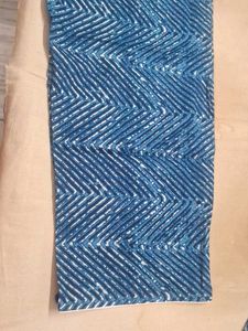 Blue Printed Kurta plazo  Set