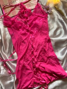 Pink Slip Dress