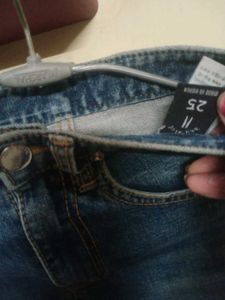 Distressed Denim Shorts