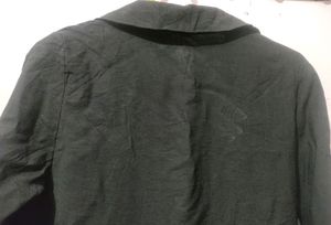 Black Korean Shirt Dress