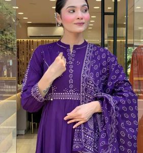Beautiful Purple Kurta Set