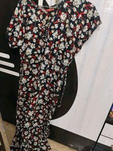 Floral Print Midi Dress