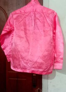 Vibrant Pink Satin boy and kids shirt